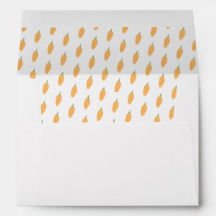 Cute Orange Easter Carrots Envelope
