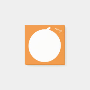 Cute Orange Fruit Food  Post-it Notes