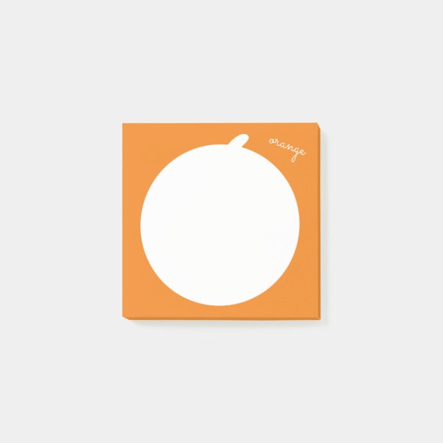 Cute Orange Fruit Food  Post-it Notes (Front)