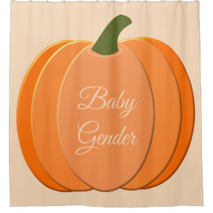 Cute Orange Gender Neutral Pumpkin Custom