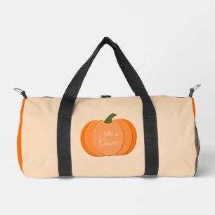 Cute Orange Gender Neutral Pumpkin Diaper Bag