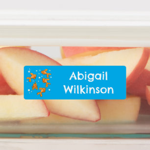 Cute orange goldfish cartoon personalized