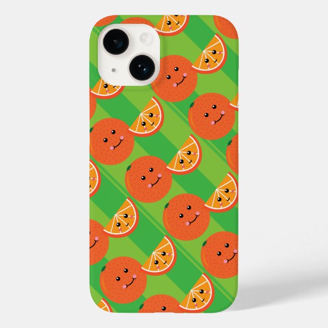 Cute Orange iPhone Case (Back)