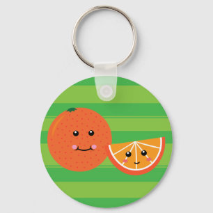Cute Orange Keychain
