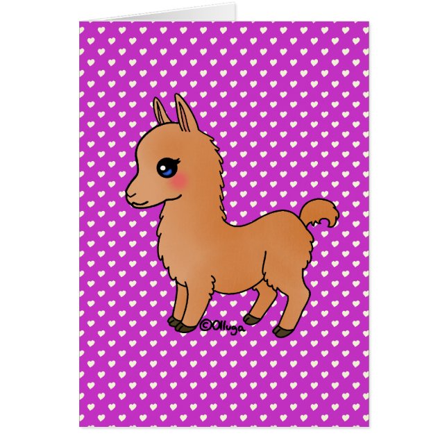 Cute Orange Llama (Front)