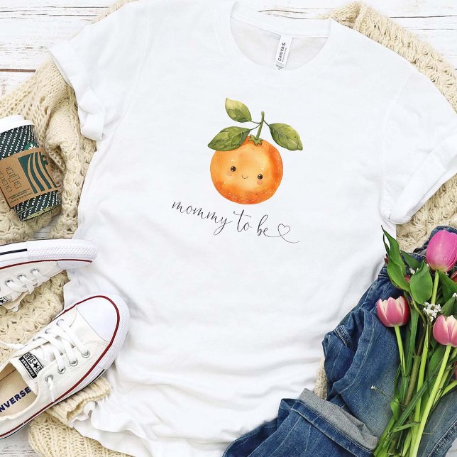 Cute Orange Mommy To Be  T-Shirt (Creator Uploaded)