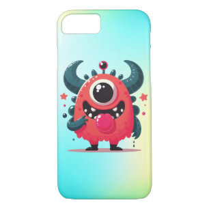 Cute Orange Monster Cartoon-67423 Case-Mate iPhone Case