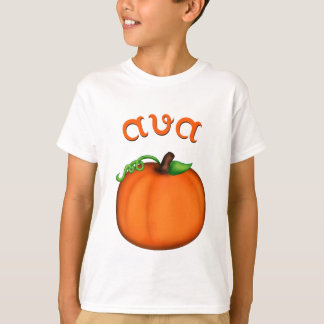 Cute Orange Pumpkin for Ava T-Shirt