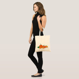 Cute Orange Pumpkins  Tote Bag