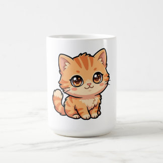 Cute Orange Tabby Kitten Coffee Mug
