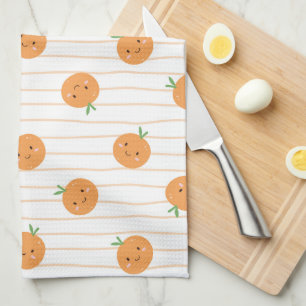 Cute Oranges Print - Kitchen Towel