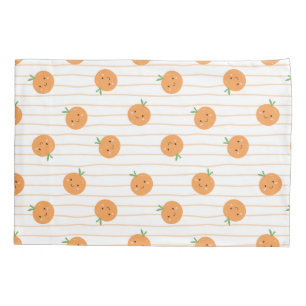 Cute Oranges Print - Pillow Case