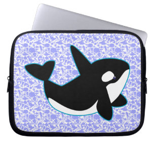 Cute Orca Whale Laptop Sleeve