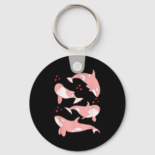 Cute Orca Whale Marine Biologist Sea Animals Valen Keychain