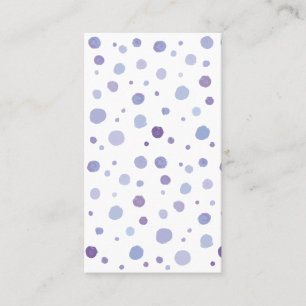 Cute Organic Brushstroke Dot Artwork Discount Card