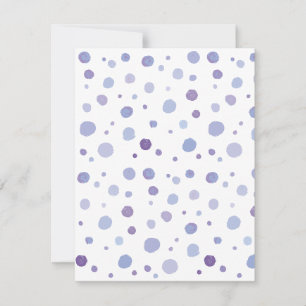Cute Organic Brushstroke Dot Artwork Holiday Card