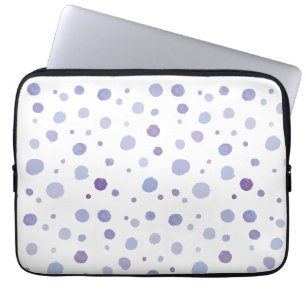 Cute Organic Brushstroke Dot Artwork Laptop Sleeve
