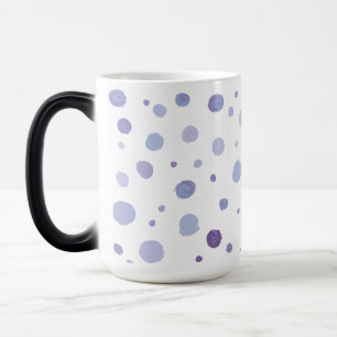 Cute Organic Brushstroke Dot Artwork Magic Mug