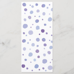 Cute Organic Brushstroke Dot Artwork Menu