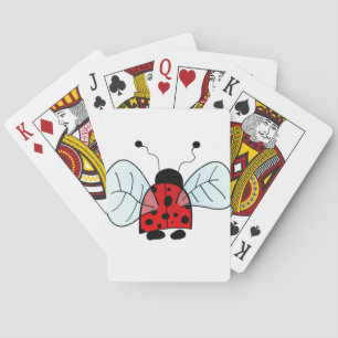 Cute Organic Brushstroke Dot Artwork Playing Cards