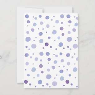 Cute Organic Brushstroke Dot Artwork Save The Date