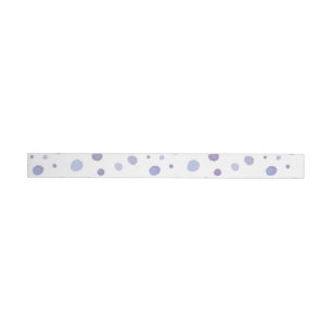 Cute Organic Brushstroke Dot Artwork Wrap Around Label