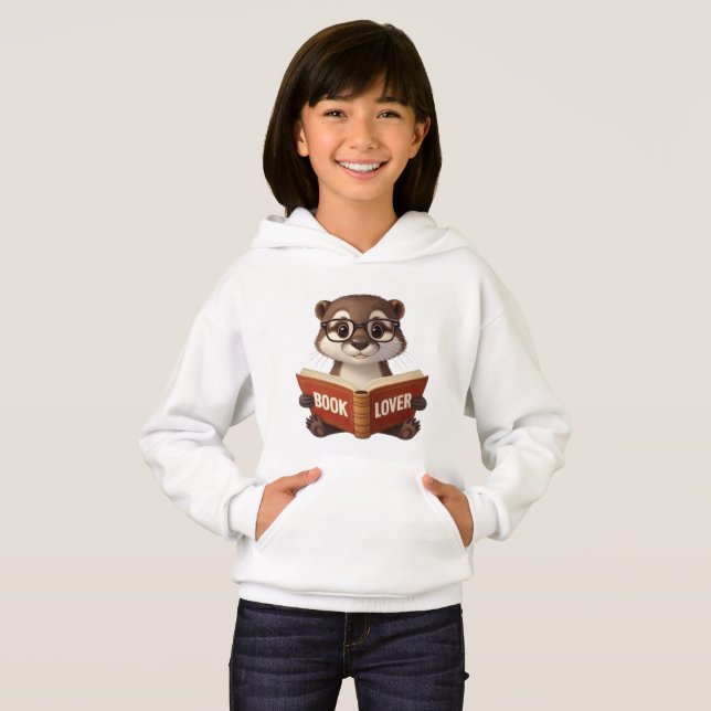 Cute Otter Book Lover (Front Full)