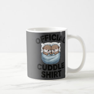 Cute Otter Couple Cozy Cuddle Coffee Mug