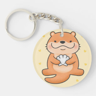 Cute Otter Keychain