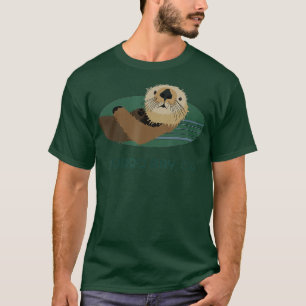 Cute Otter Morro Bay California Coast Resident Fis T-Shirt