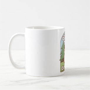 Cute Otter Otterly Love The Outdoors Hiking Pun  Coffee Mug