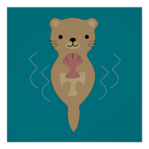 Cute Otter Poster