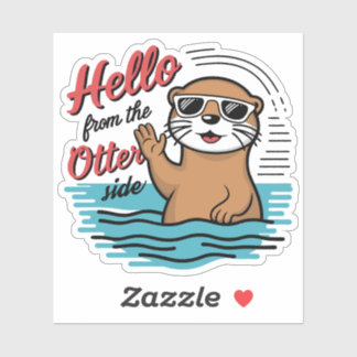 Cute Otter Puns Hello From The Otter Side