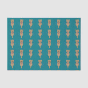 Cute Otter Tissue Paper