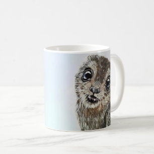 Cute Otter Wildlife Nature Portrait Watercolour Coffee Mug