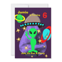 Cute outer Space Alien Themed Birthday Party