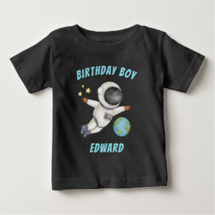Cute Outer Space Spaceman Birthday T-Shirt