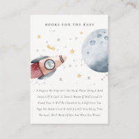Cute Outer Space Starry Books For Baby Shower