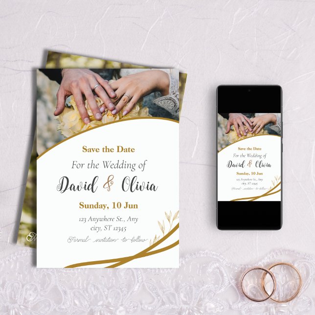 Cute Overlay  Photo Wedding  Invitation (Creator Uploaded)