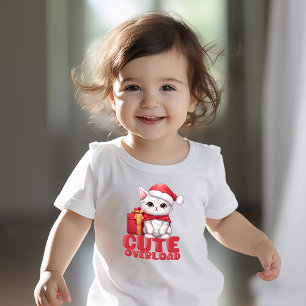 Cute overload Christmas kitten Toddler T-shirt