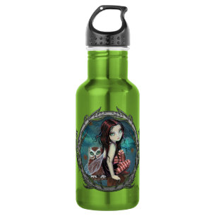 Cute Owl and Fairy Fantasy Art 532 Ml Water Bottle