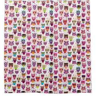 Cute owl background pattern for kids