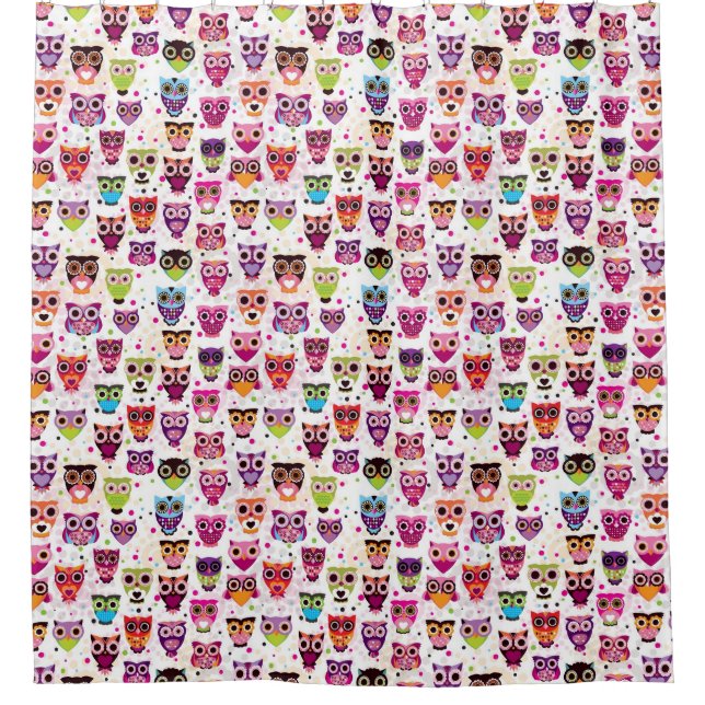 Cute owl background pattern for kids (Front)