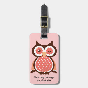 Cute Owl Bag Tags