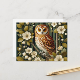 Cute owl bird lovers  postcard