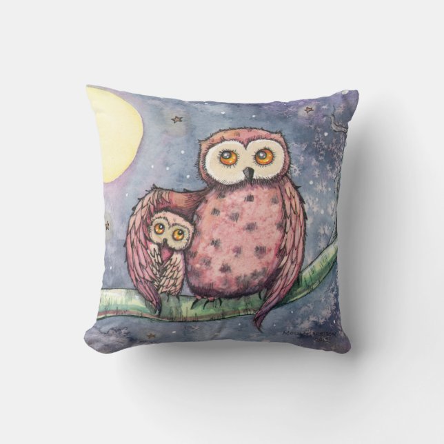 Cute Owl Coussin (Recto)