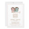 Cute Owl Family Couples Baby Shower Invitation