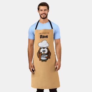 Cute Owl Grillmaster Apron