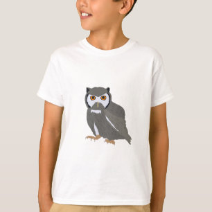 Cute Owl Illustration T-Shirt