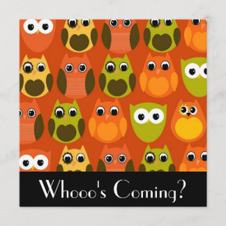 Cute Owl Invitation
